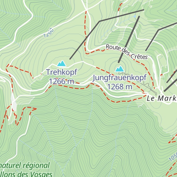 Map of Refuge du Treh