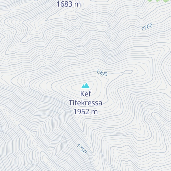 Map of Kef Tifekressa