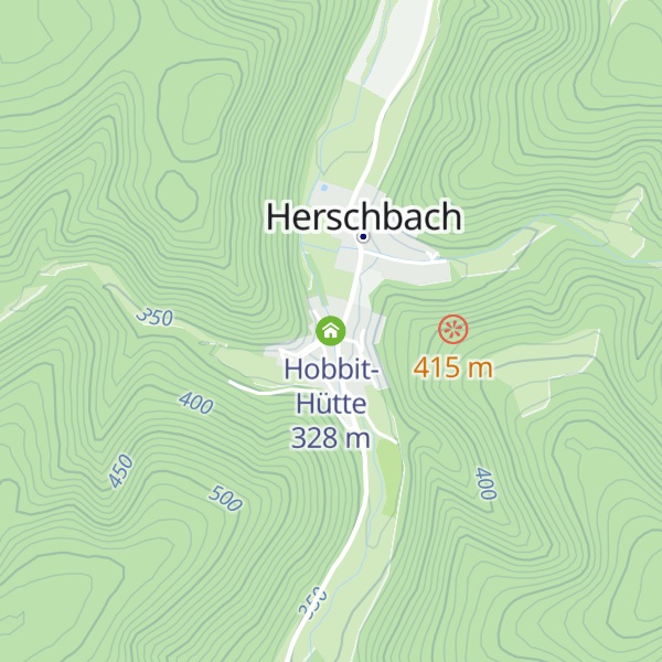 Map of Hobbit-Hütte