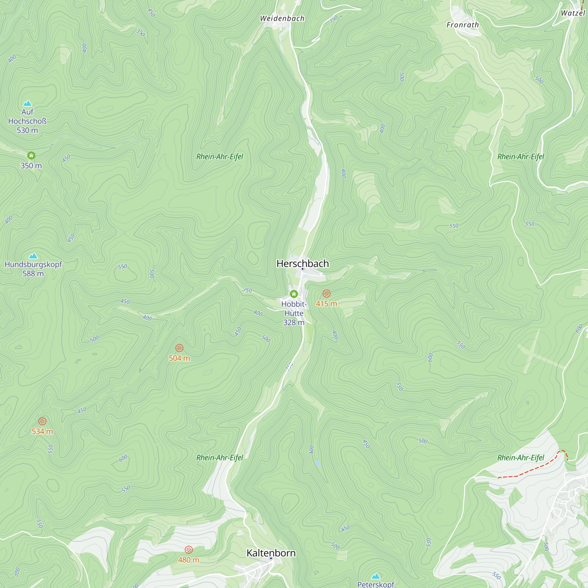 Hobbit-Hütte map