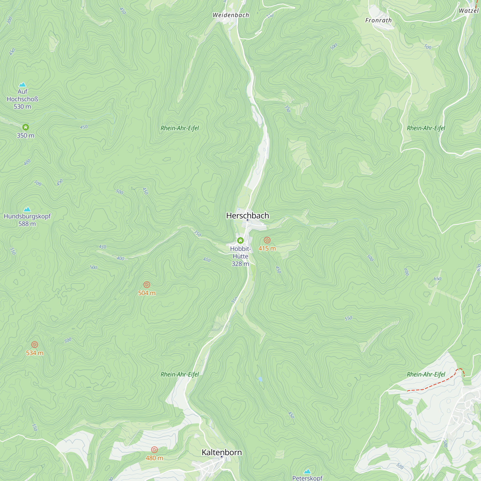 Hobbit-Hütte map