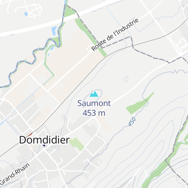 Map of Saumont