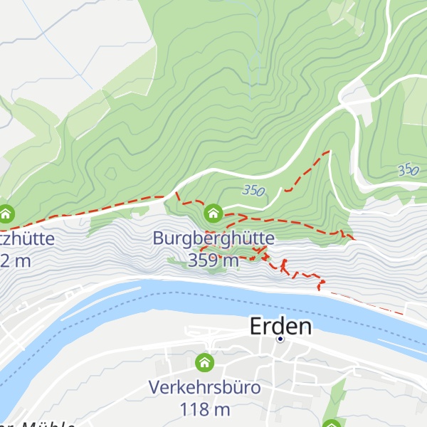 Map of Burgberghütte
