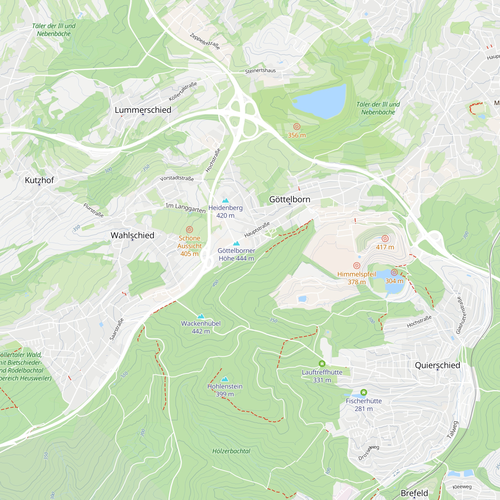 Martinshütte map