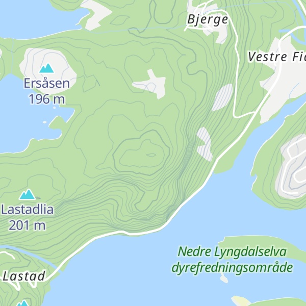 Map of Høgåsen