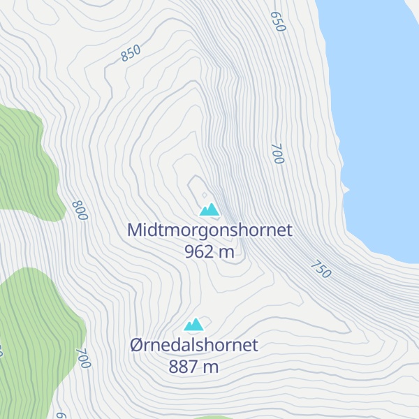 Map of Midtmorgonshornet