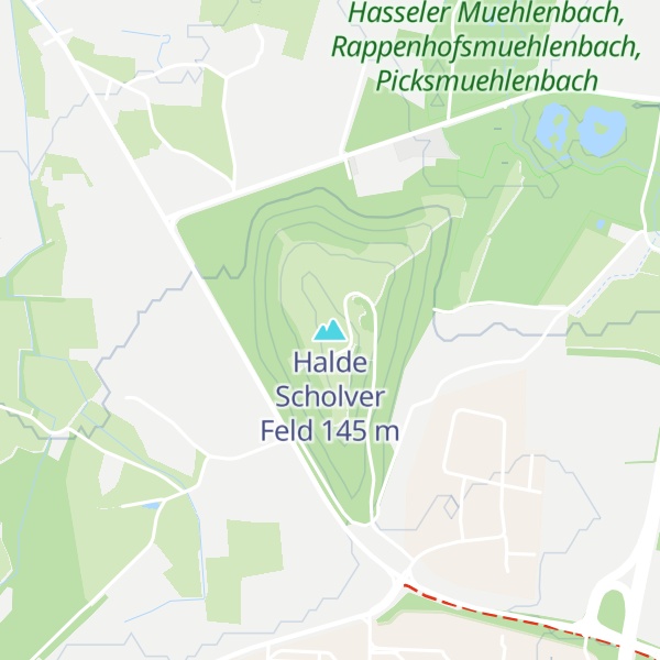 Map of Halde Scholver Feld