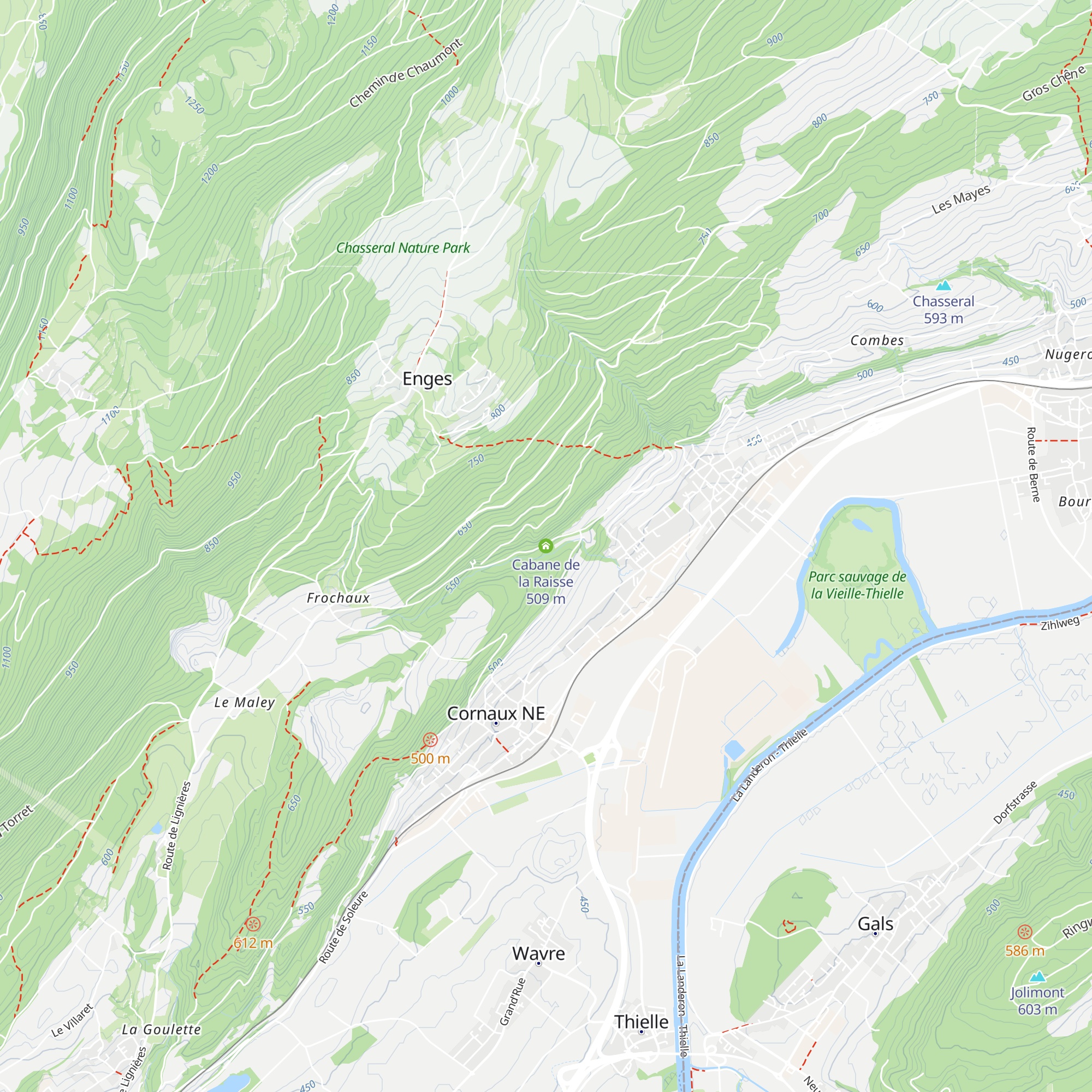 Cabane de la Raisse map