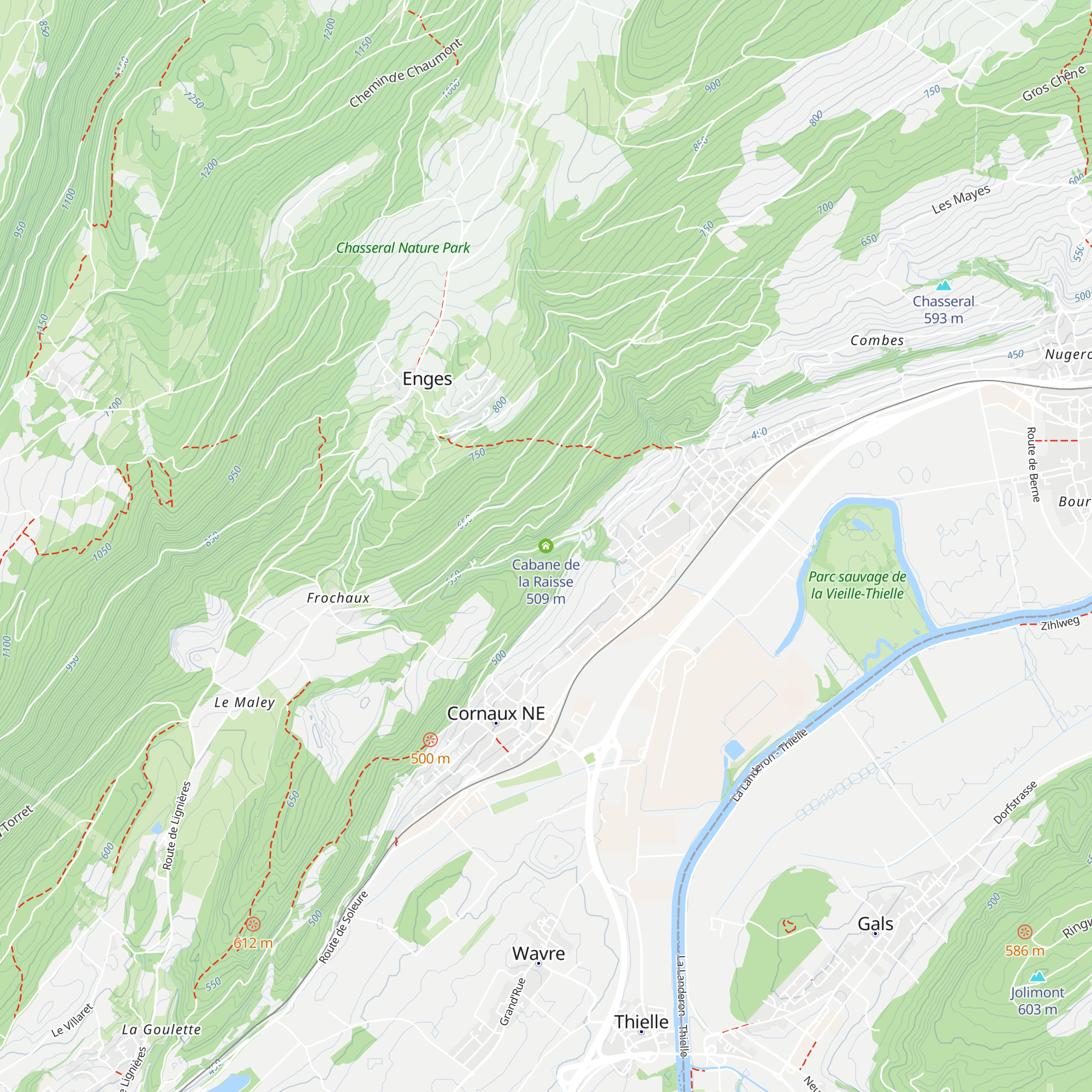 Cabane de la Raisse map