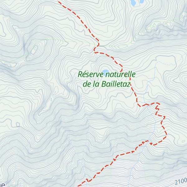 Map of Rocher de la Gourette
