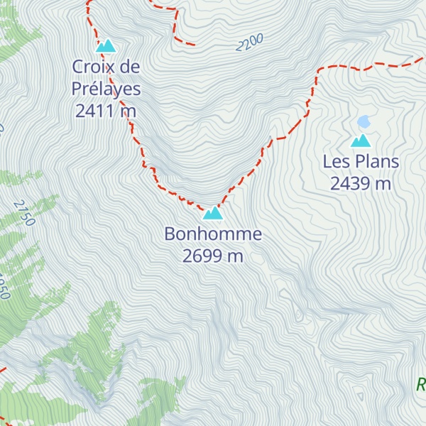 Map of Bonhomme