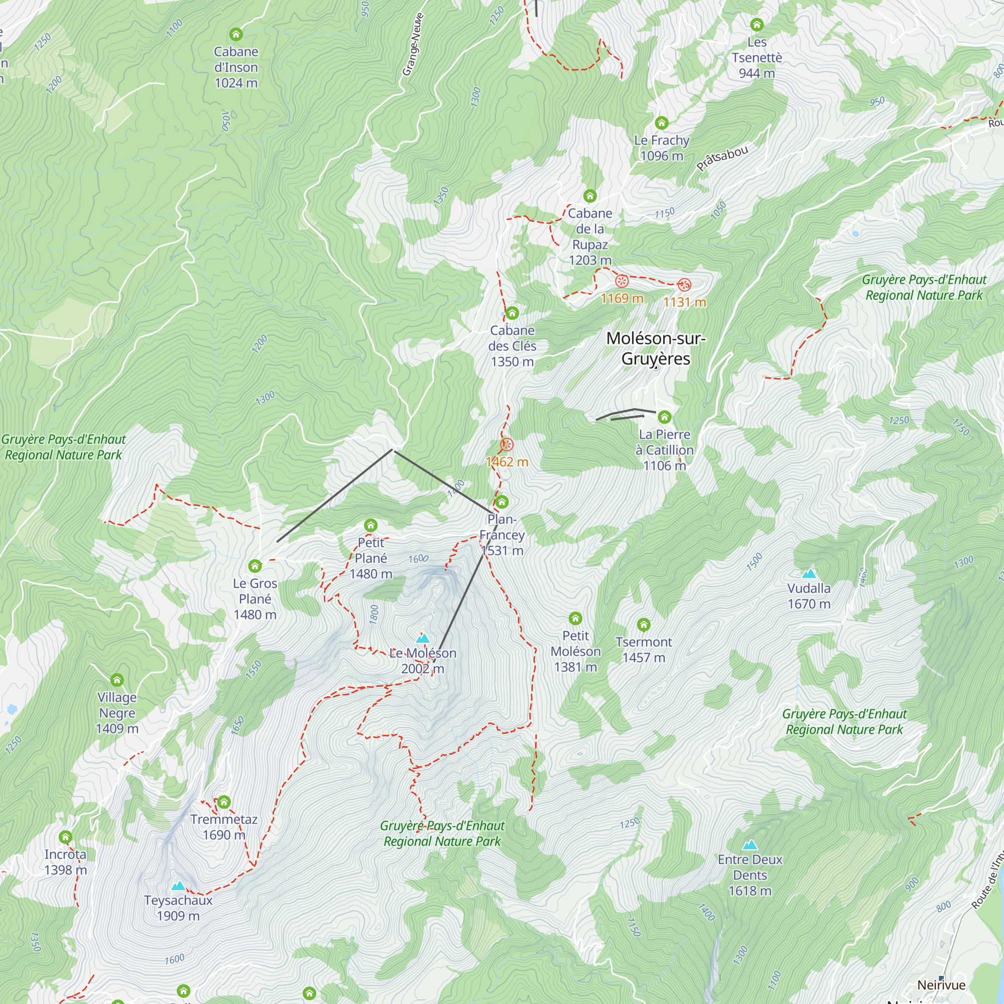 Plan-Francey map