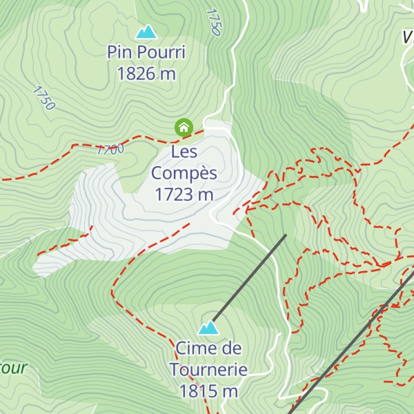 Map of Terme Ribi