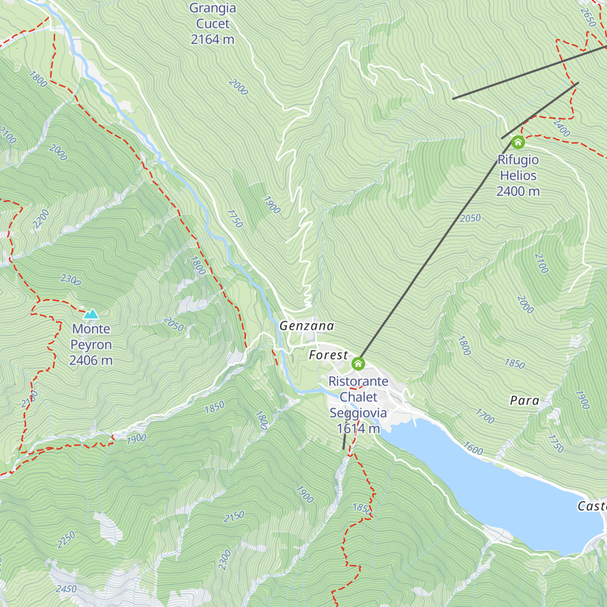 Rifugio Savigliano map