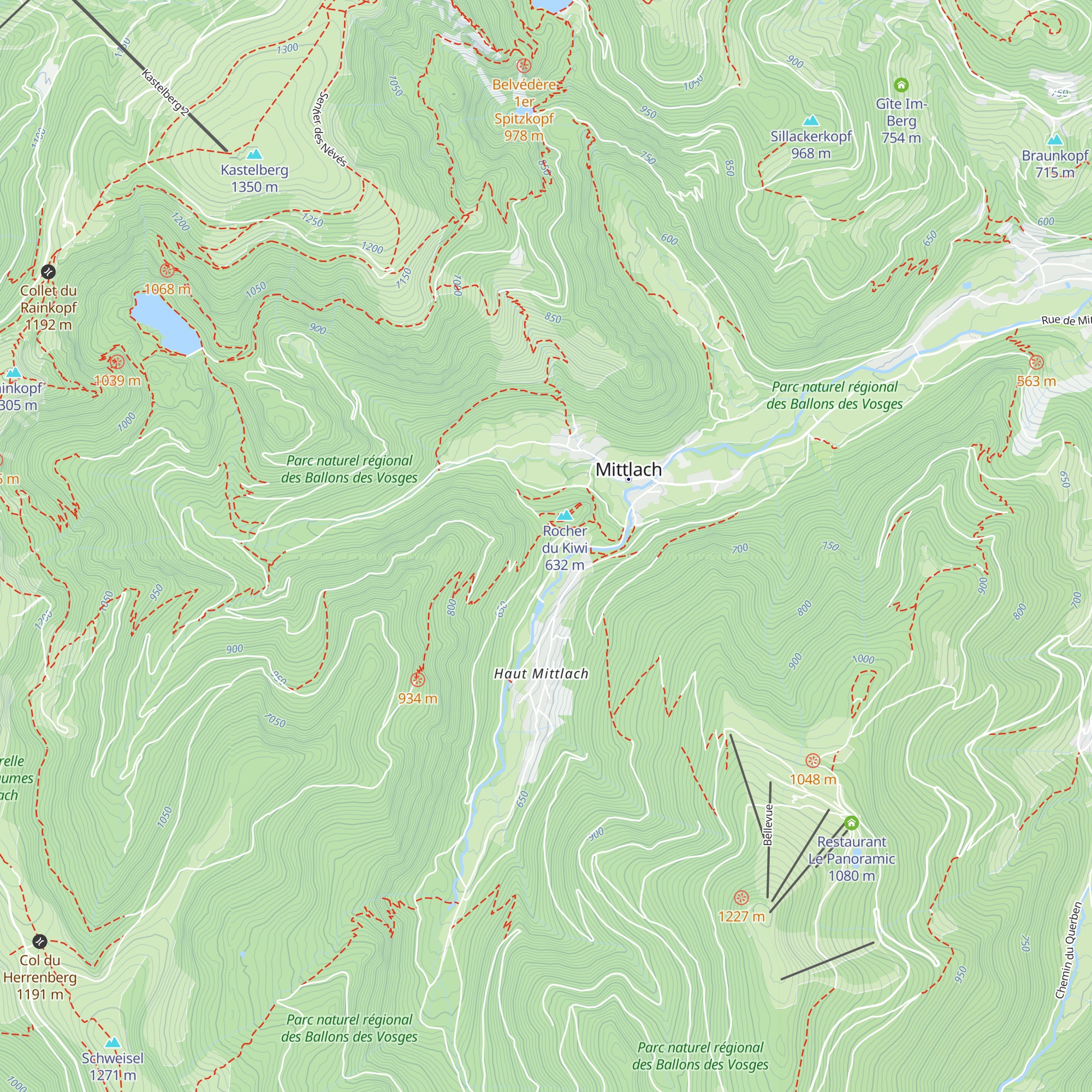 Cabane du Herrenberg map