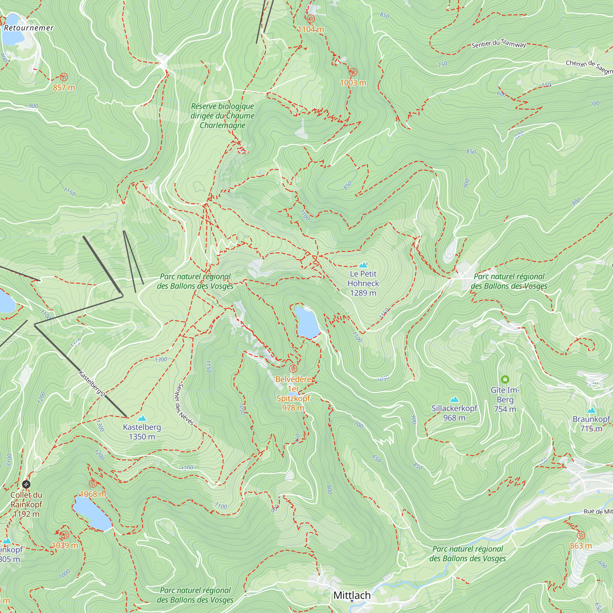 Refuge des Vosges Trotters Colmar map