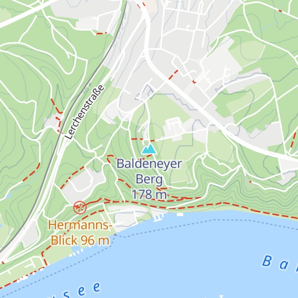 Map of Baldeneyer Berg