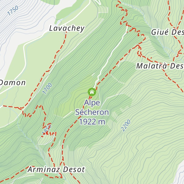 Map of Alpe Sécheron