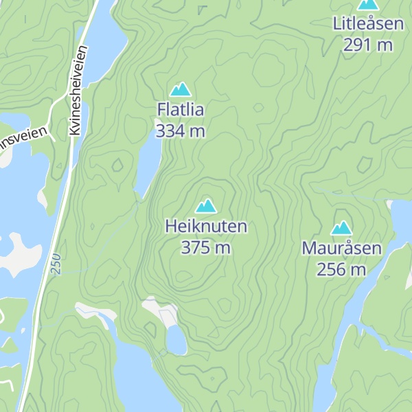Map of Heiknuten