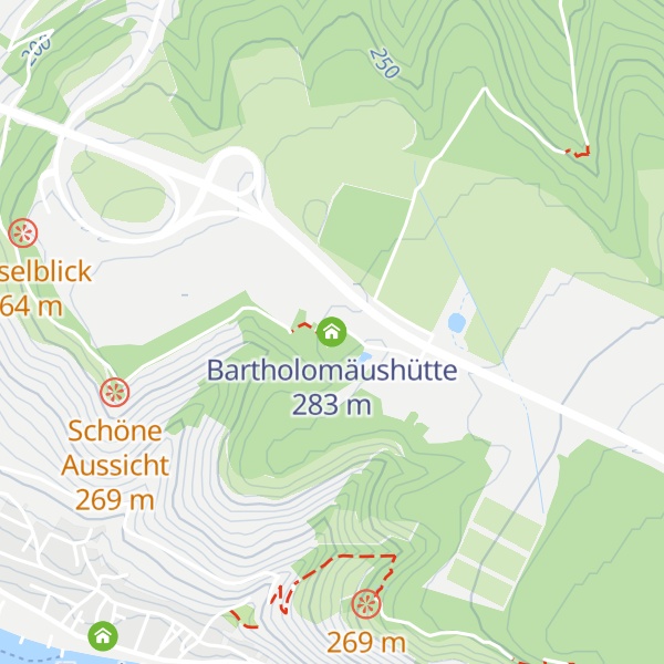 Map of Bartholomäushütte