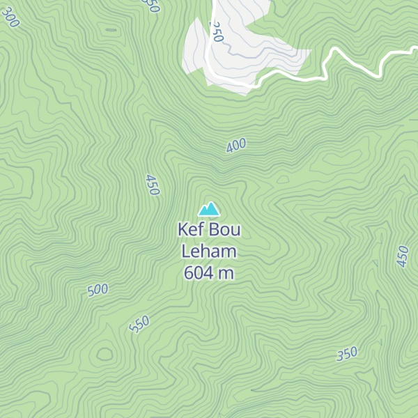 Map of Kef Bou Leham
