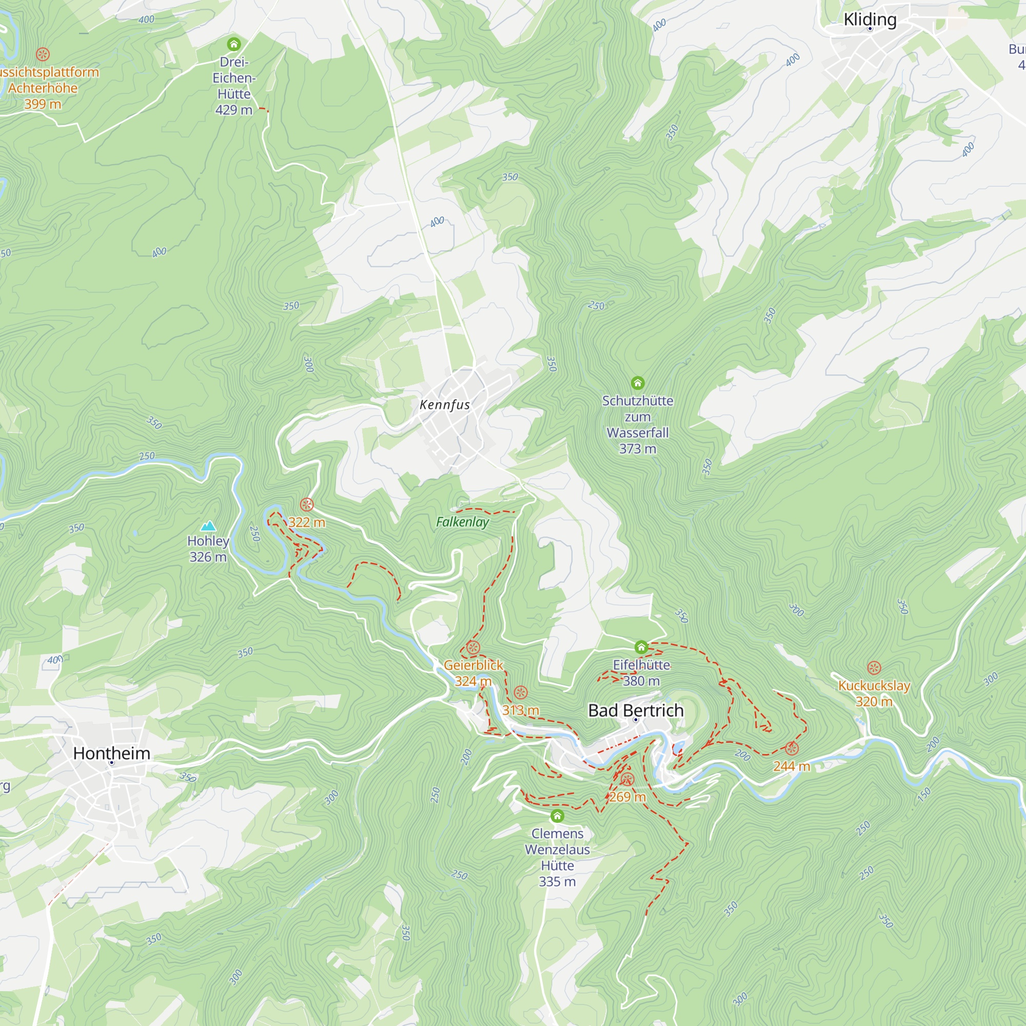 Maischhütte map