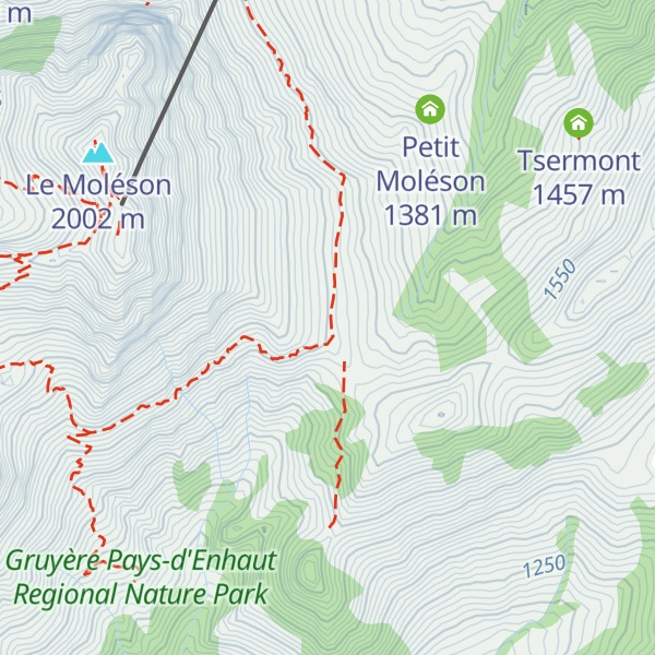 Map of Gros-Moléson