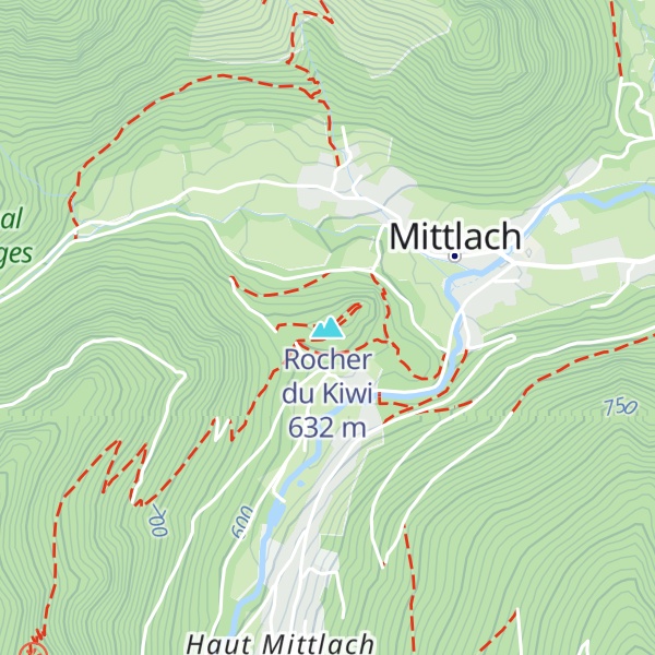 Map of Rocher du Kiwi