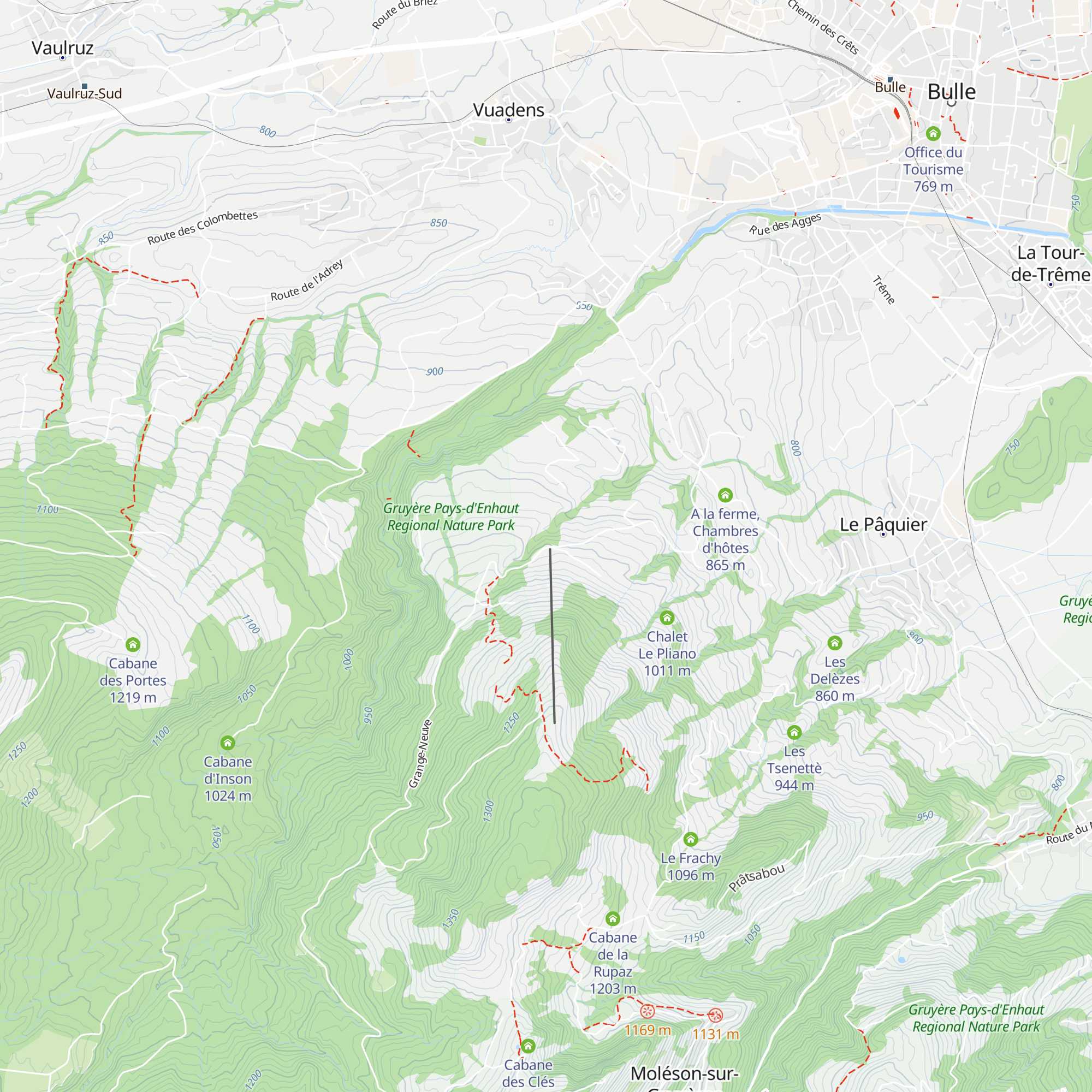 Buvette de La Chia map