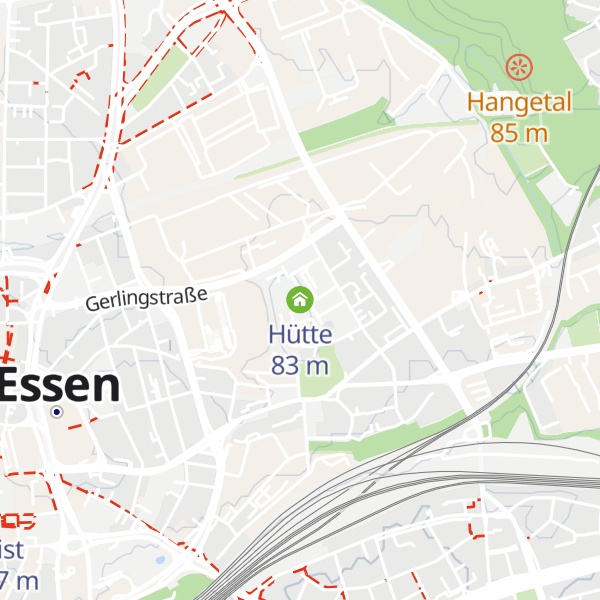 Map of Hütte
