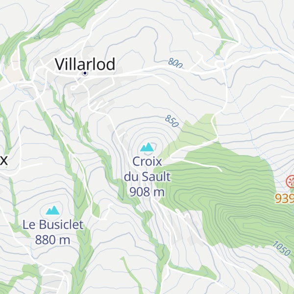 Map of Croix du Sault