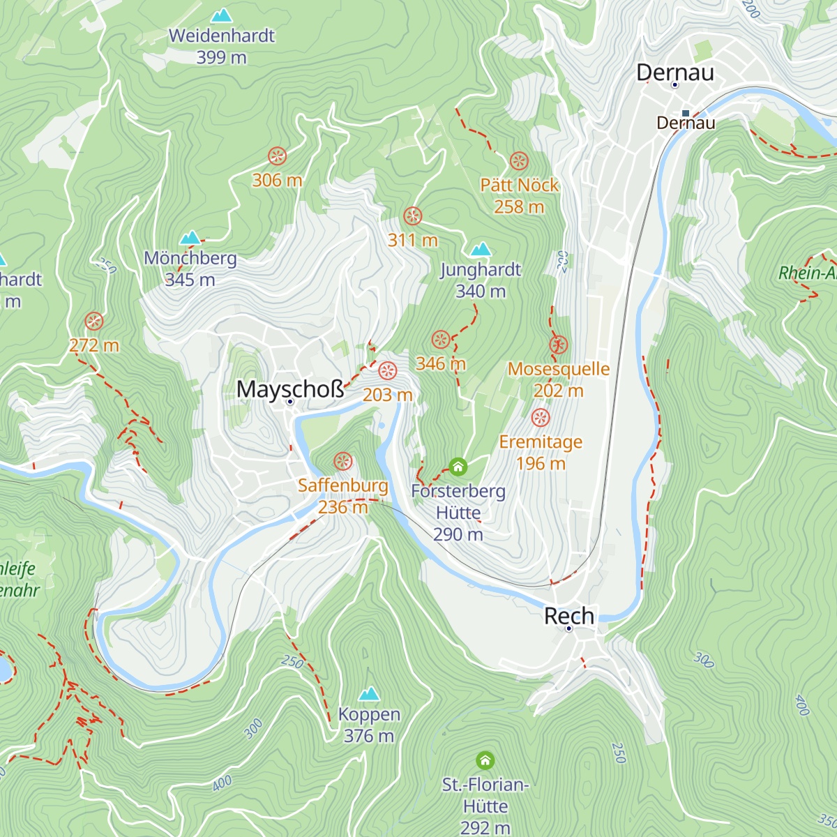Korbach Hütte map