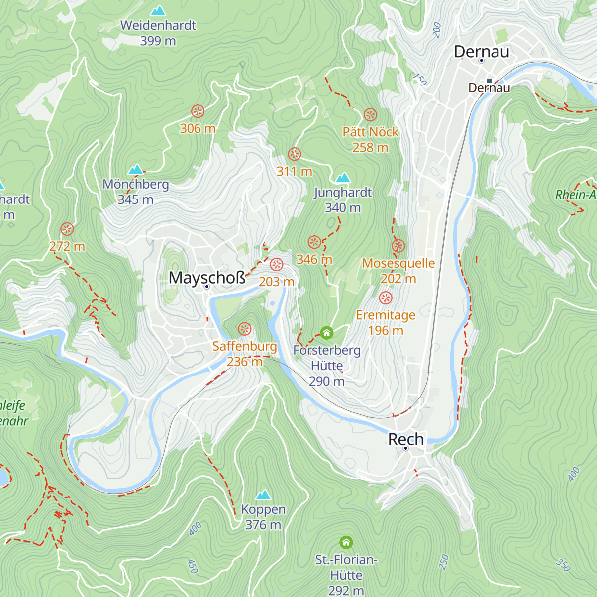 Korbach Hütte map
