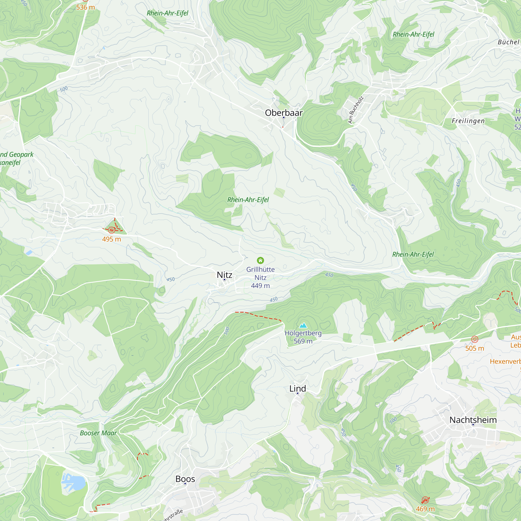 Grillhütte Nitz map