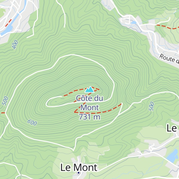Map of Côte du Mont