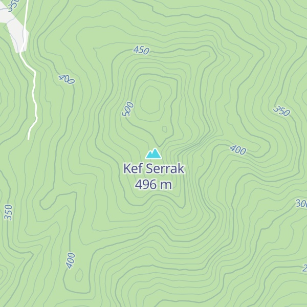 Map of Kef Serrak