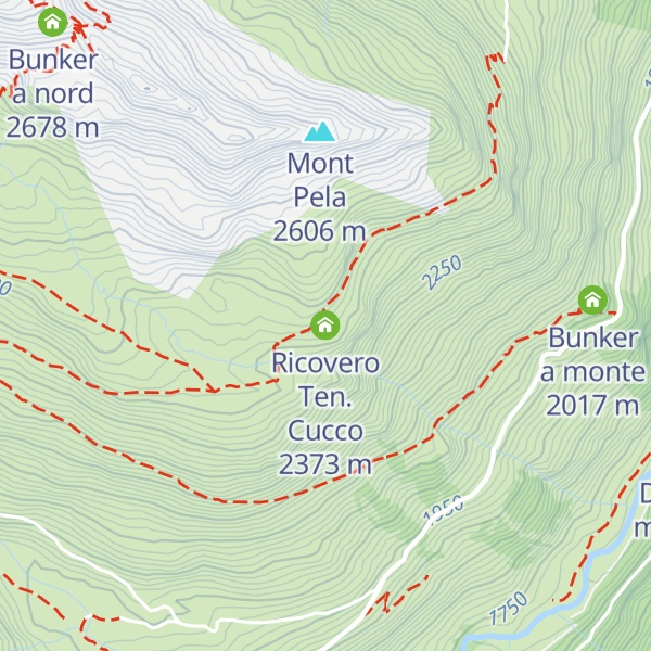 Map of Ricovero Ten. Cucco