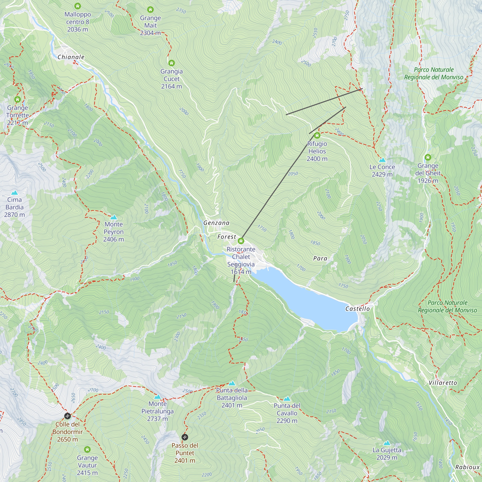 Ristorante Chalet Seggiovia map