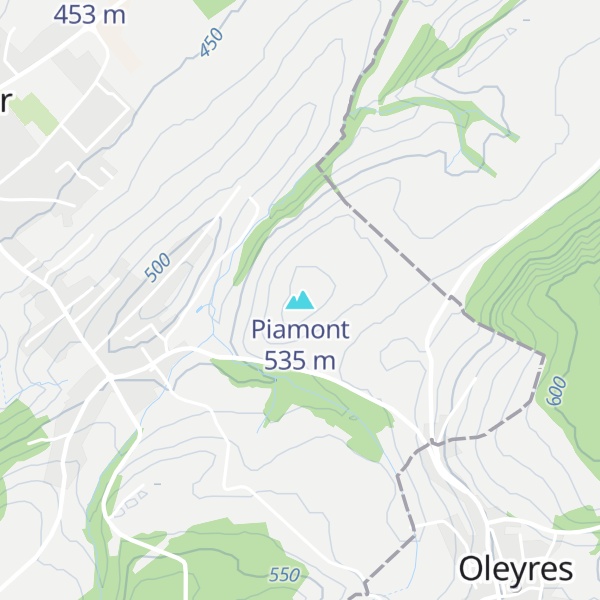Map of Piamont