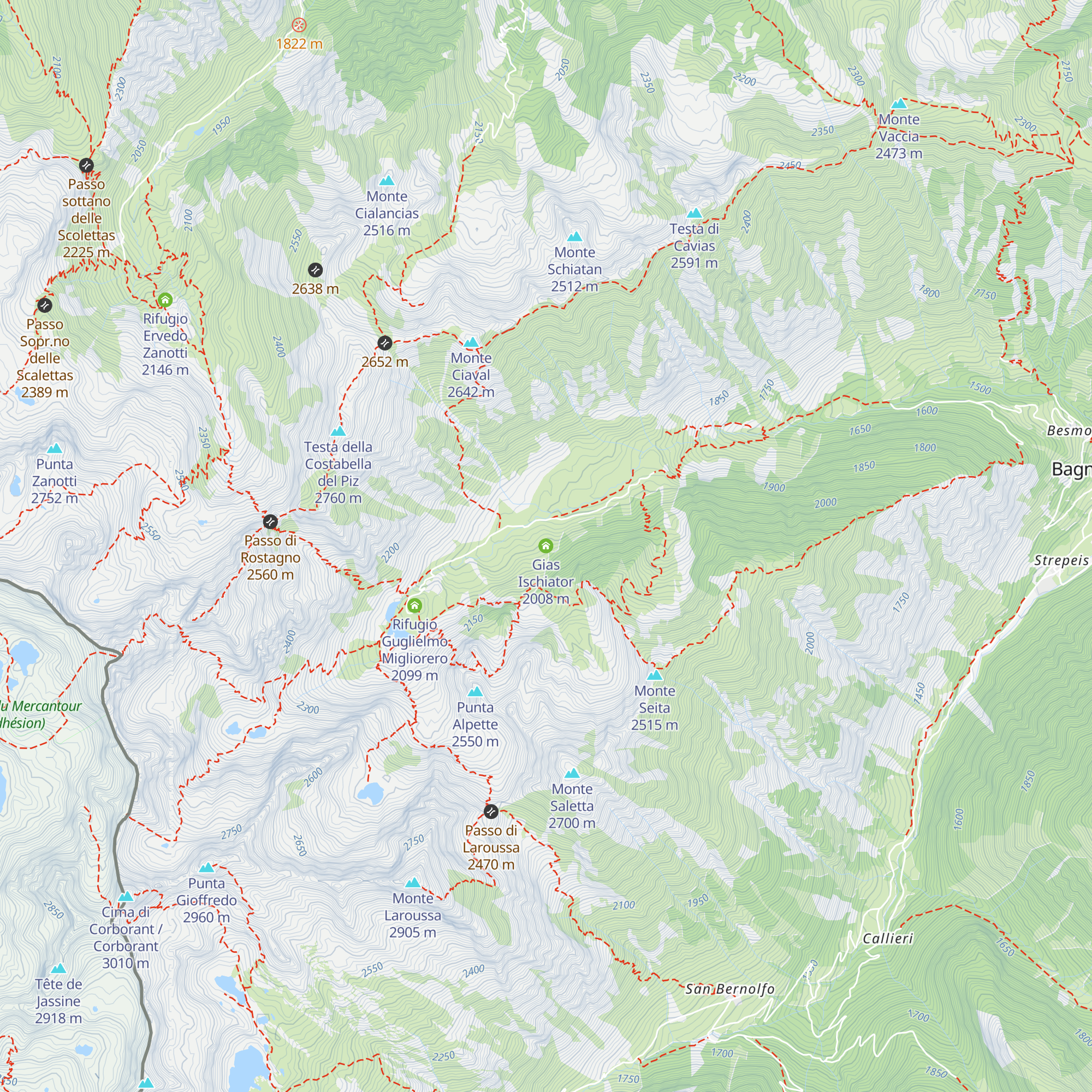 Gias Ischiator map