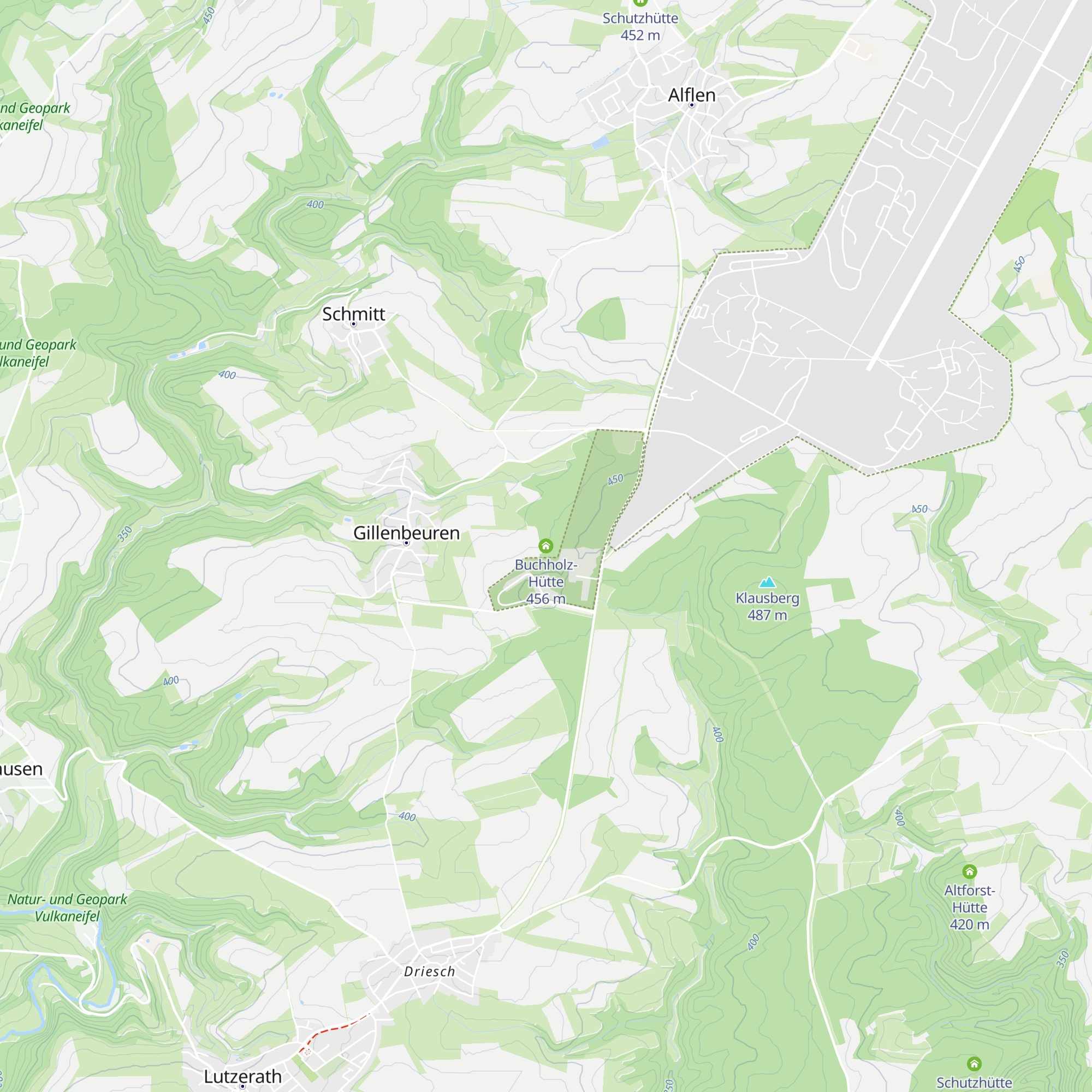 Buchholz-Hütte map