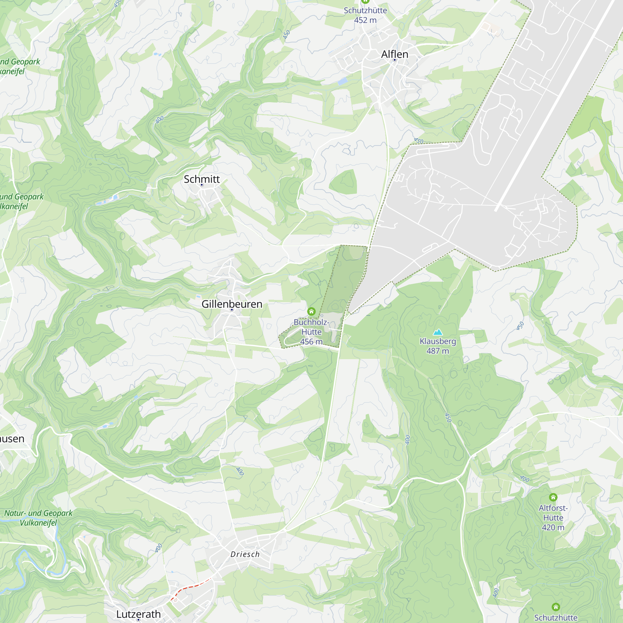 Buchholz-Hütte map