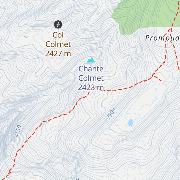 Map of Bivacco Cosimo Zappelli
