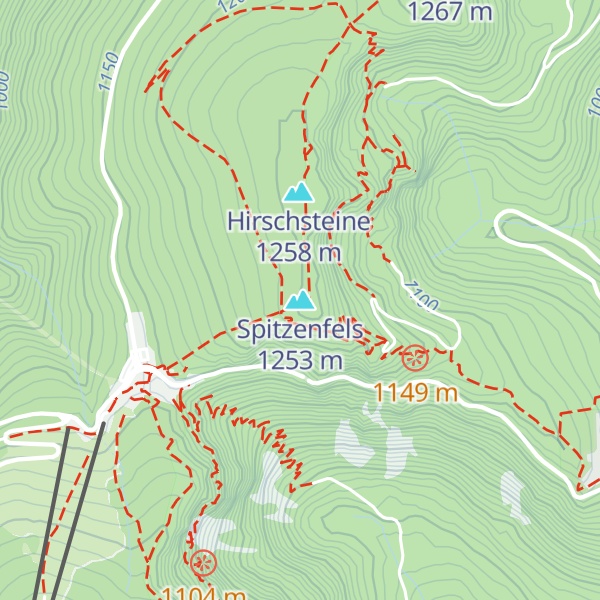 Map of Spitzenfels