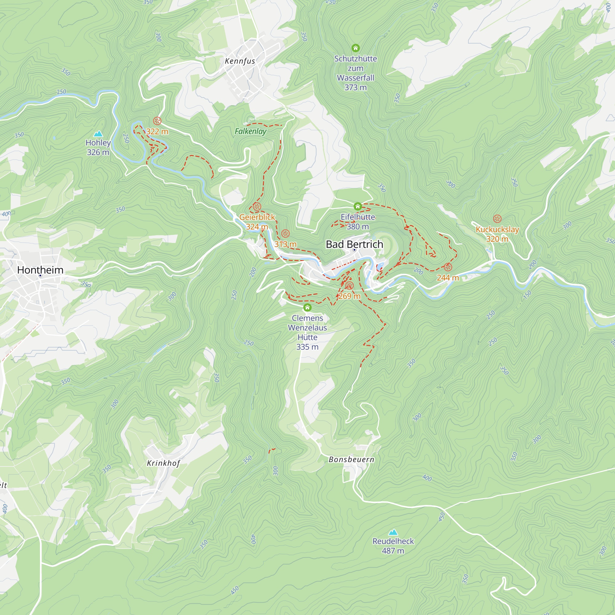 Clemens Wenzelaus Hütte map