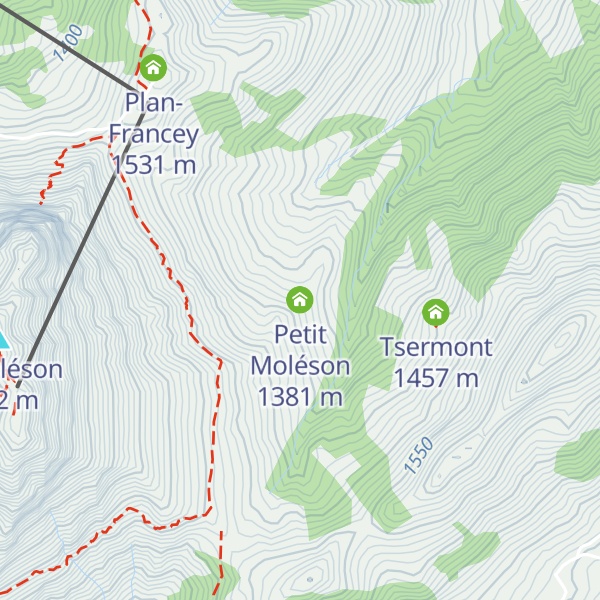 Map of Petit Moléson