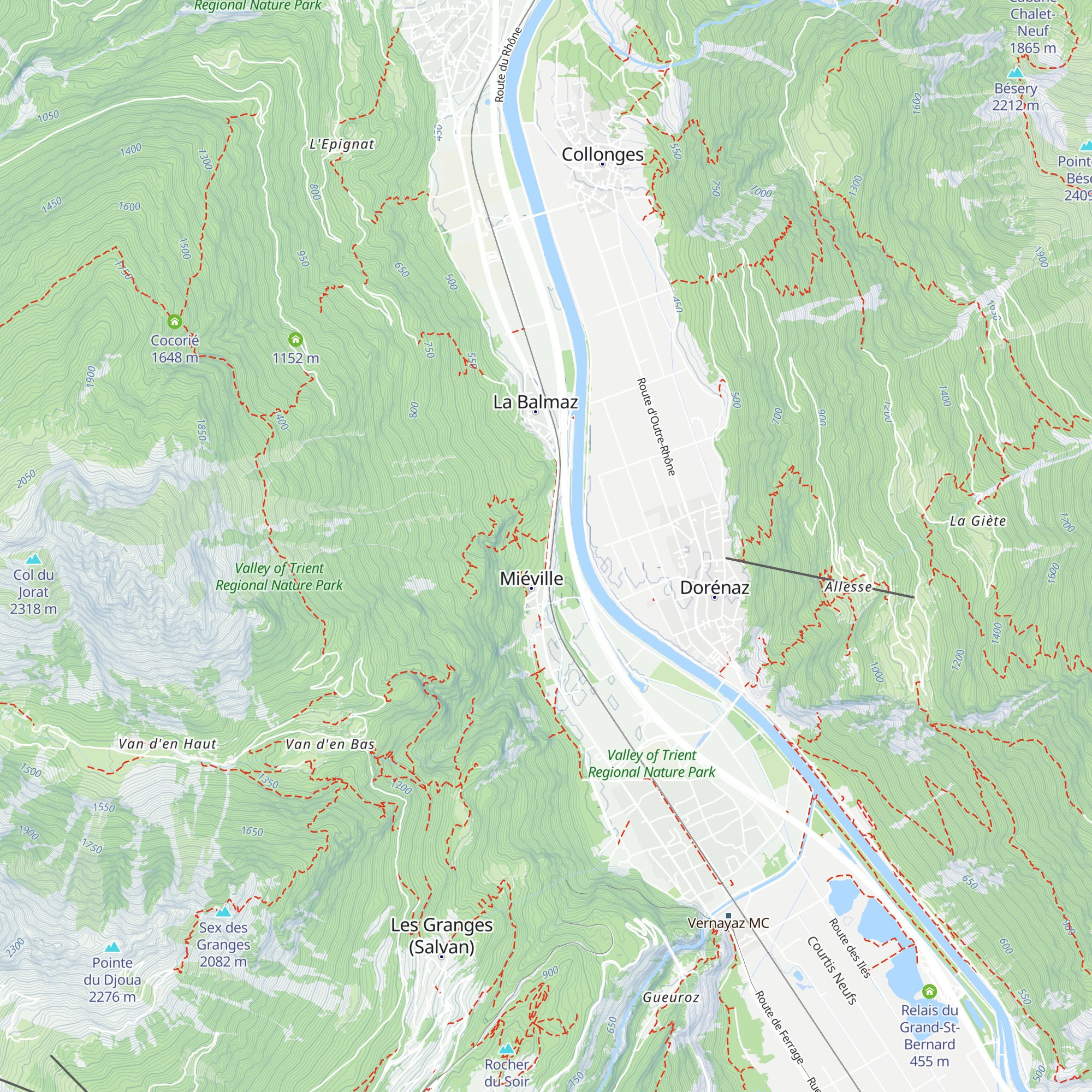 Le Relais des copains map