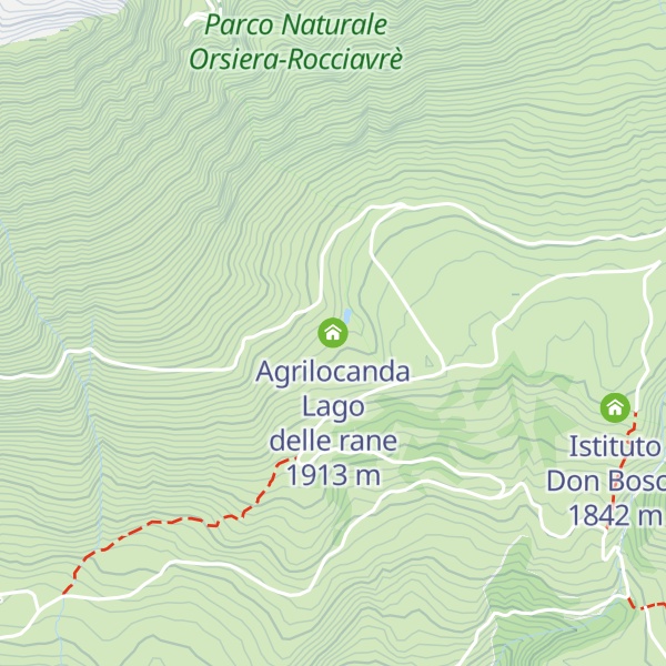 Map of Agrilocanda Lago delle rane