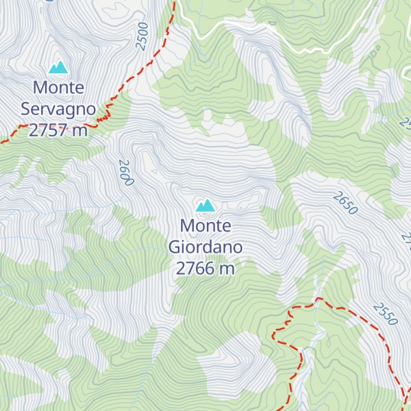 Map of Monte Giordano
