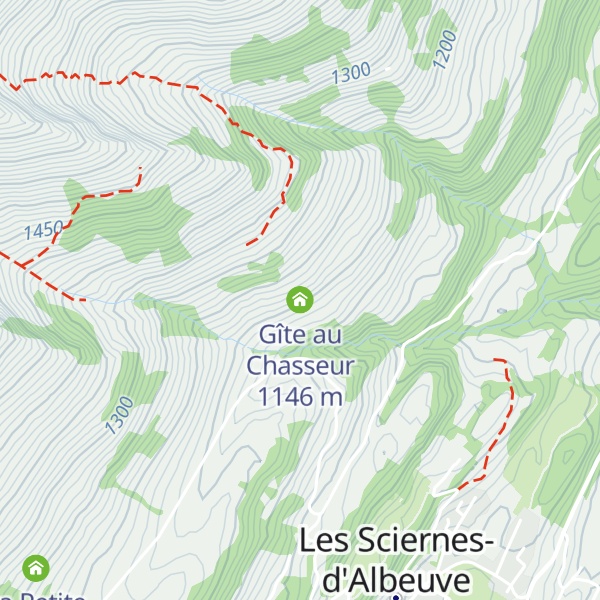 Map of Gîte au Chasseur